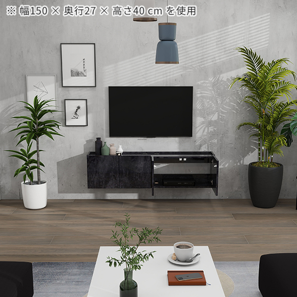 arne（アーネ） TVボード ウォールシェルフ フロートテレビボード