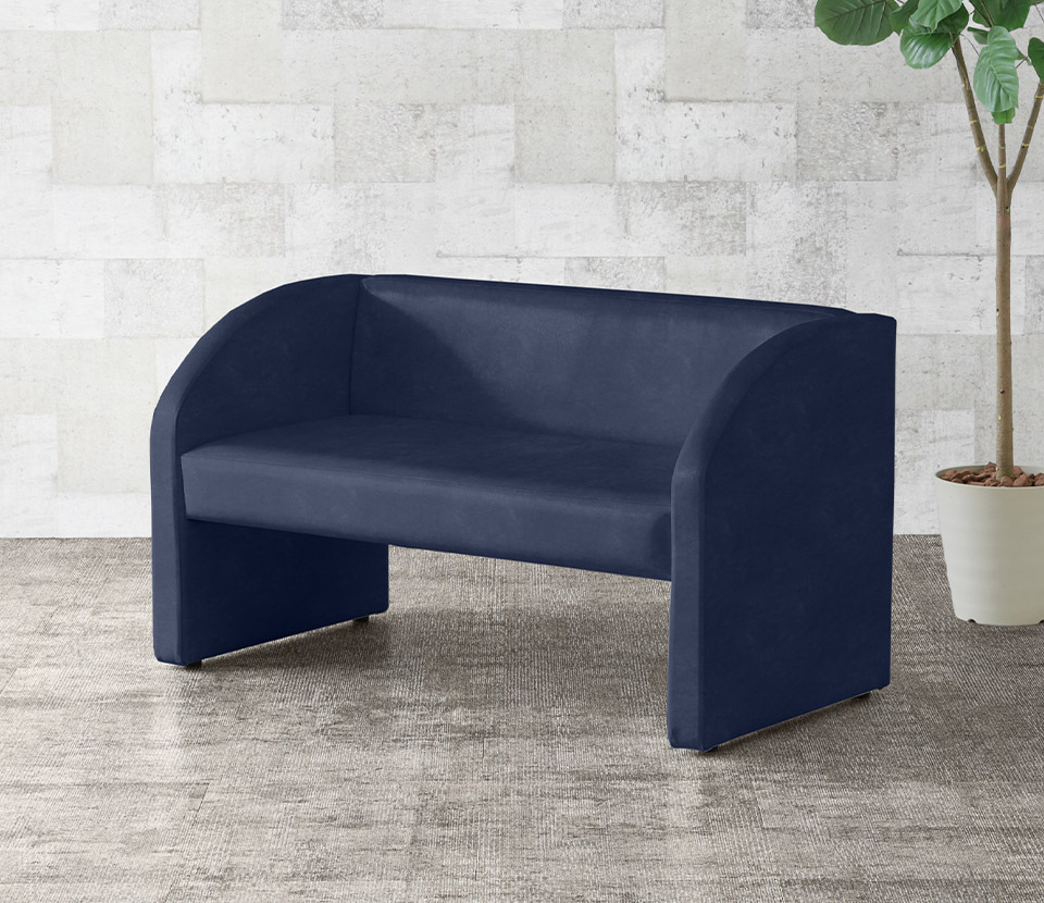 ブルー　ソファベンチ　ダイニングソファ 231229-012-page1.jpg