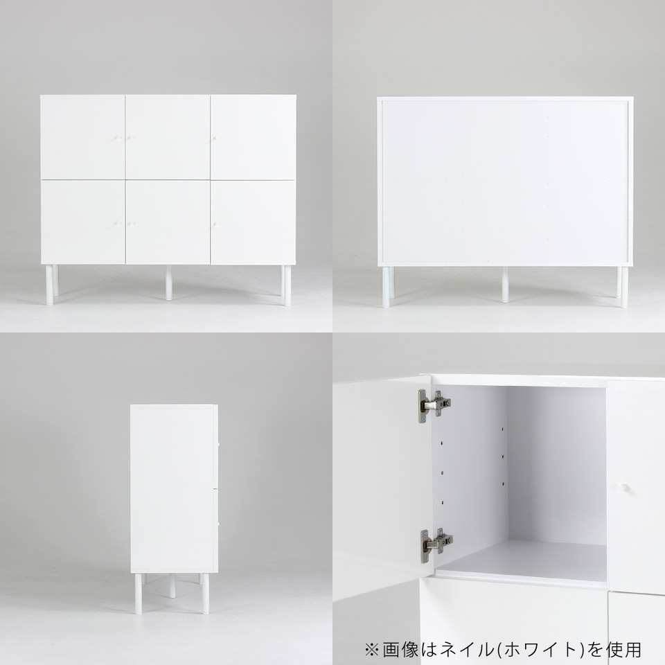 ホワイトリビングボード/サイドボード/幅120/完成品 arne（アーネ） キャビネット 白 サイドボード ホワイト リビング