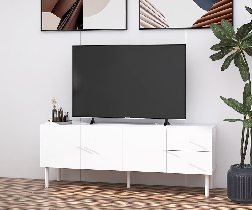 テレビボード テレビ台 ローボードarne アーネ ホワイト arne ローボード 150 リビングボード ワイド 150センチ テレビ台