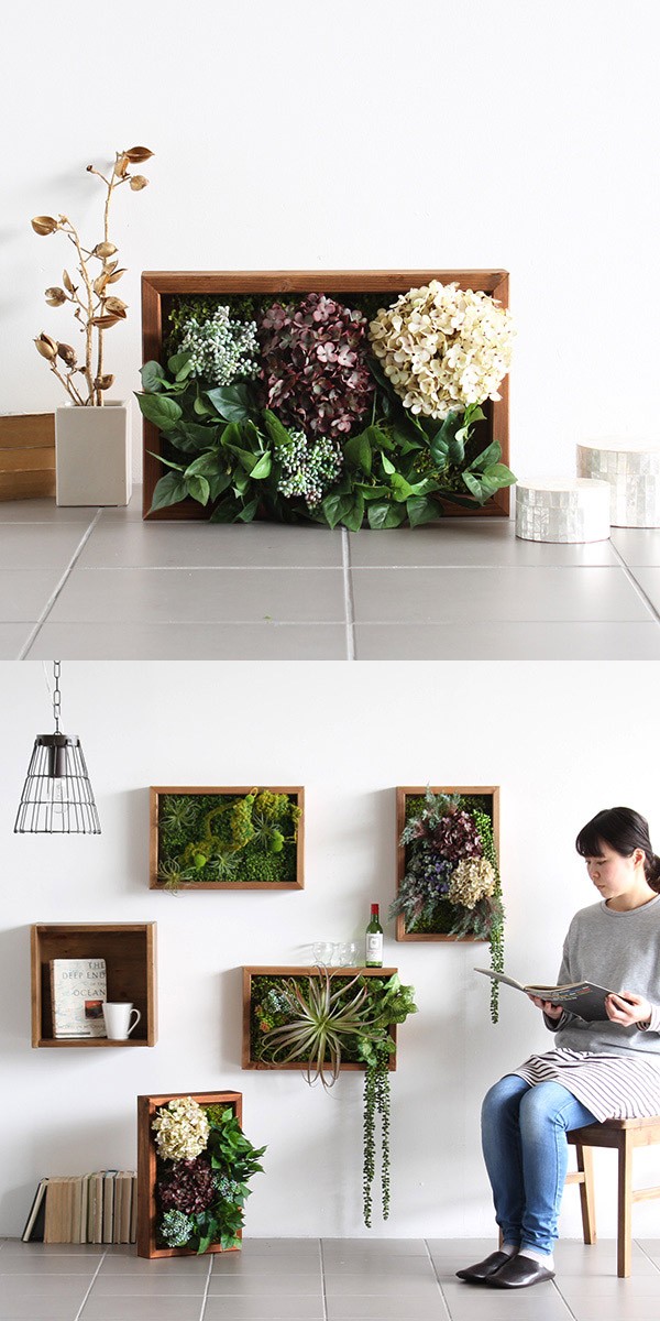 光触媒 フェイクグリーン インテリア 消臭 フラワー 壁掛け 玄関