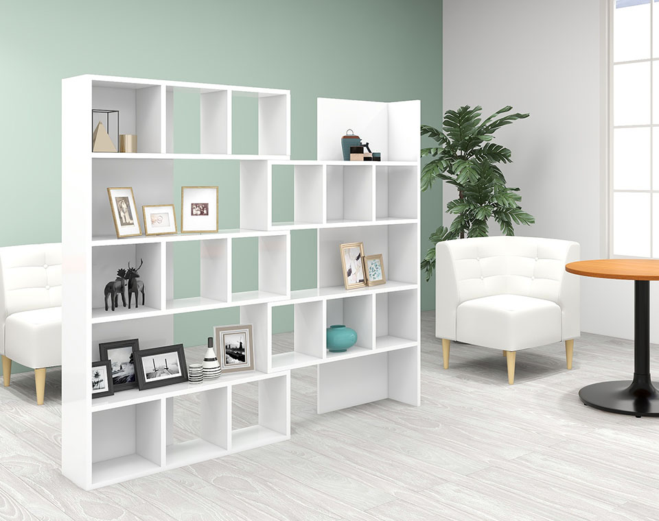 arne（アーネ） オープンラック オープンシェルフ 白 5段 ディスプレイ