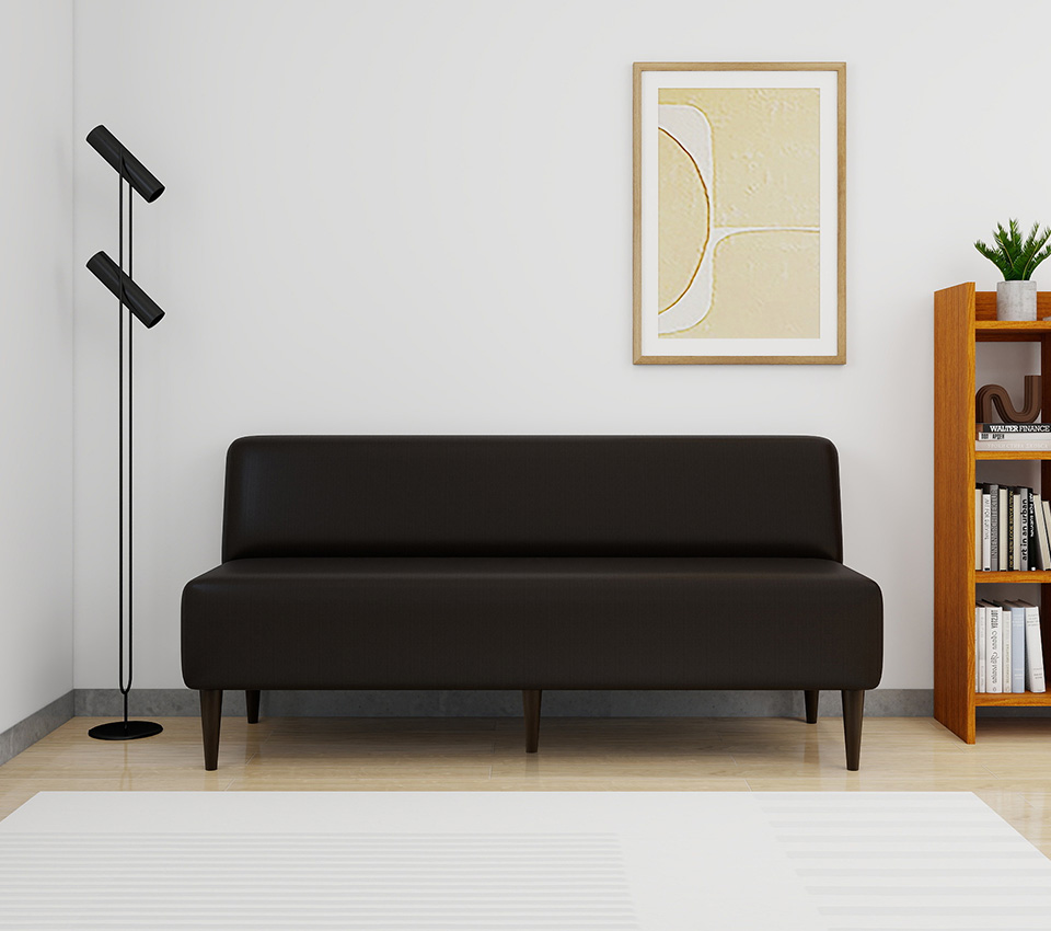 NOYES Bench 合皮 ブラウン ソファ ３人掛け Bench 3人掛け(ベンチ 3ニンガケ)[タブルーム]