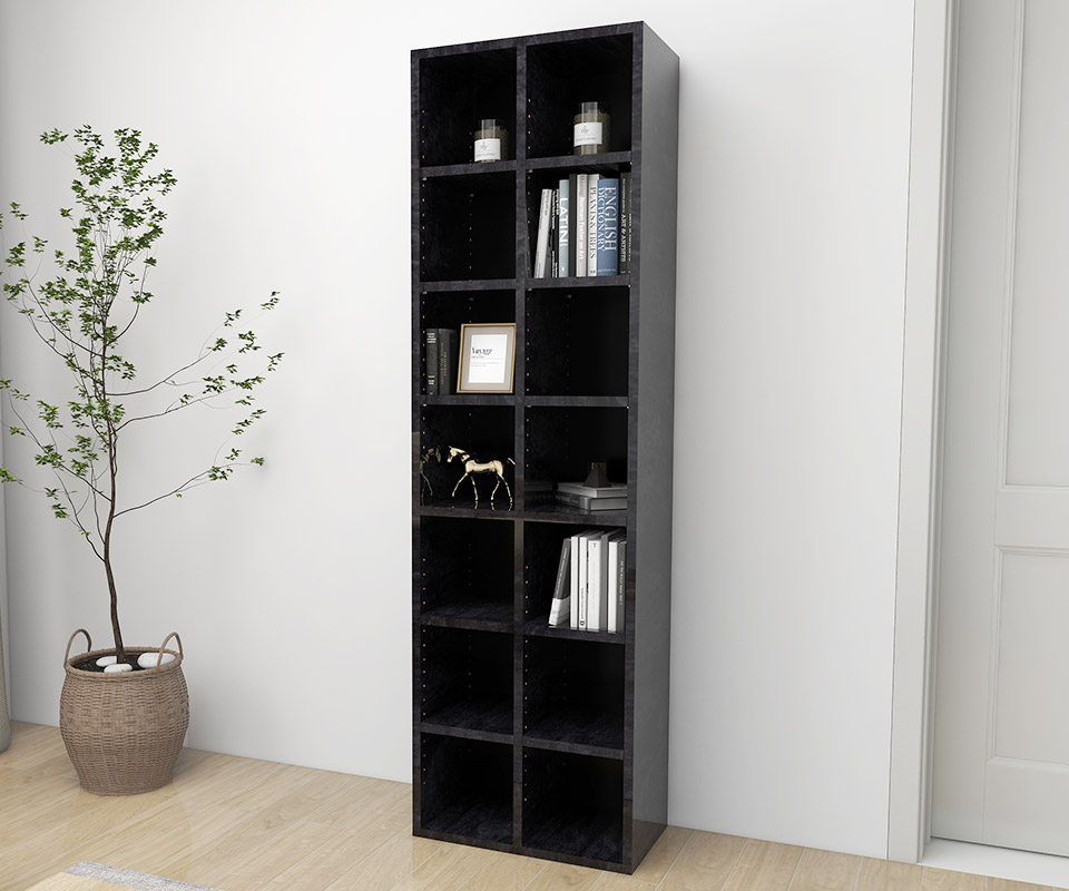 arne（アーネ） 本棚 大容量 省スペース スリム おしゃれ シェルフ