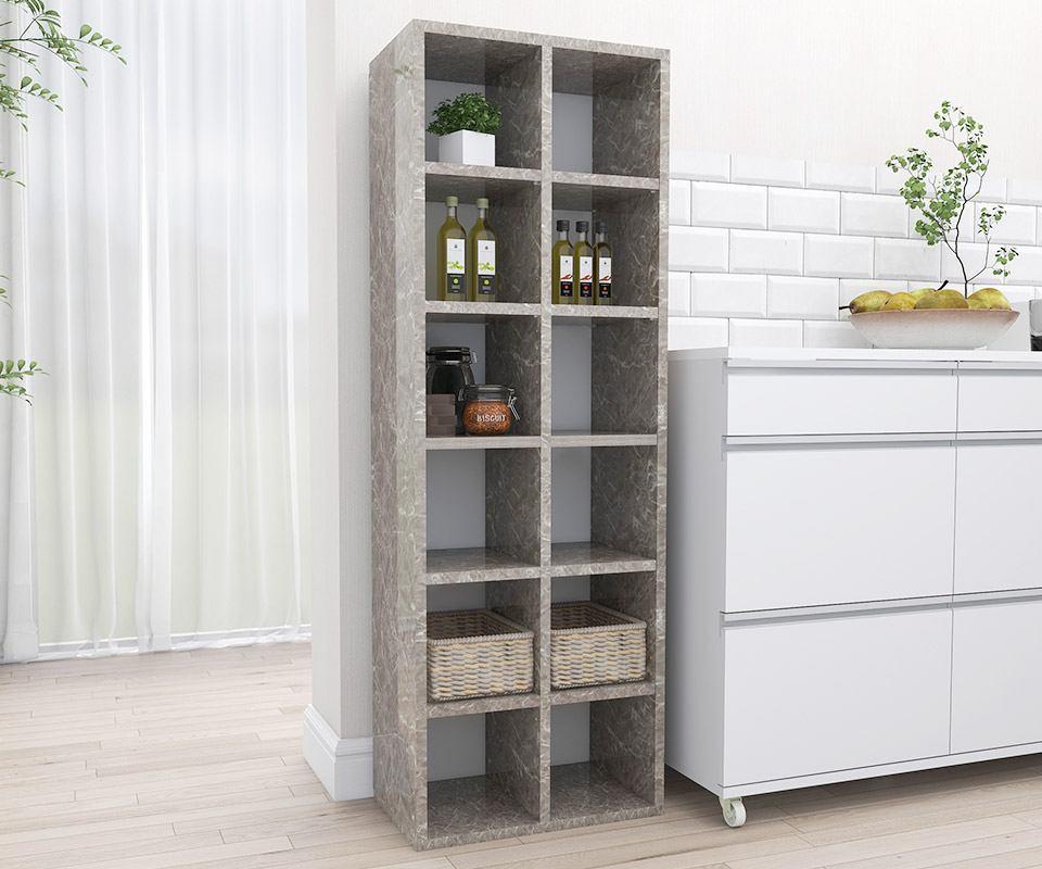 arne（アーネ） 本棚 リビング収納 ディスプレイラック 収納棚 縦長