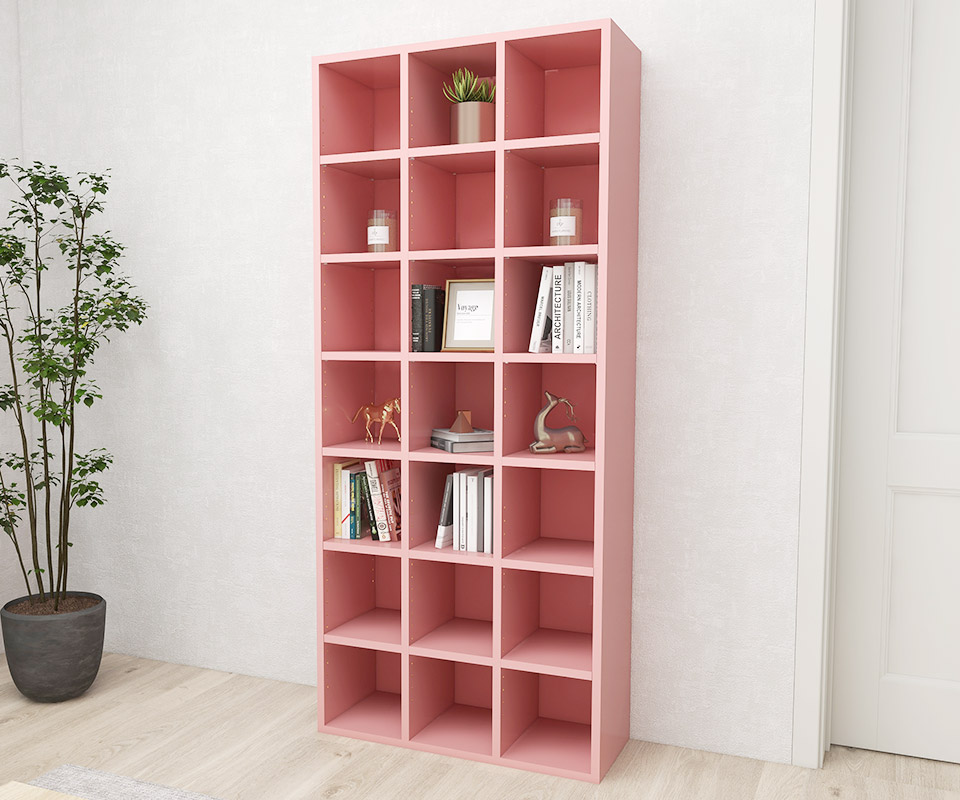 arne（アーネ） 本棚 大容量 ハイタイプ 省スペース カラーボックス