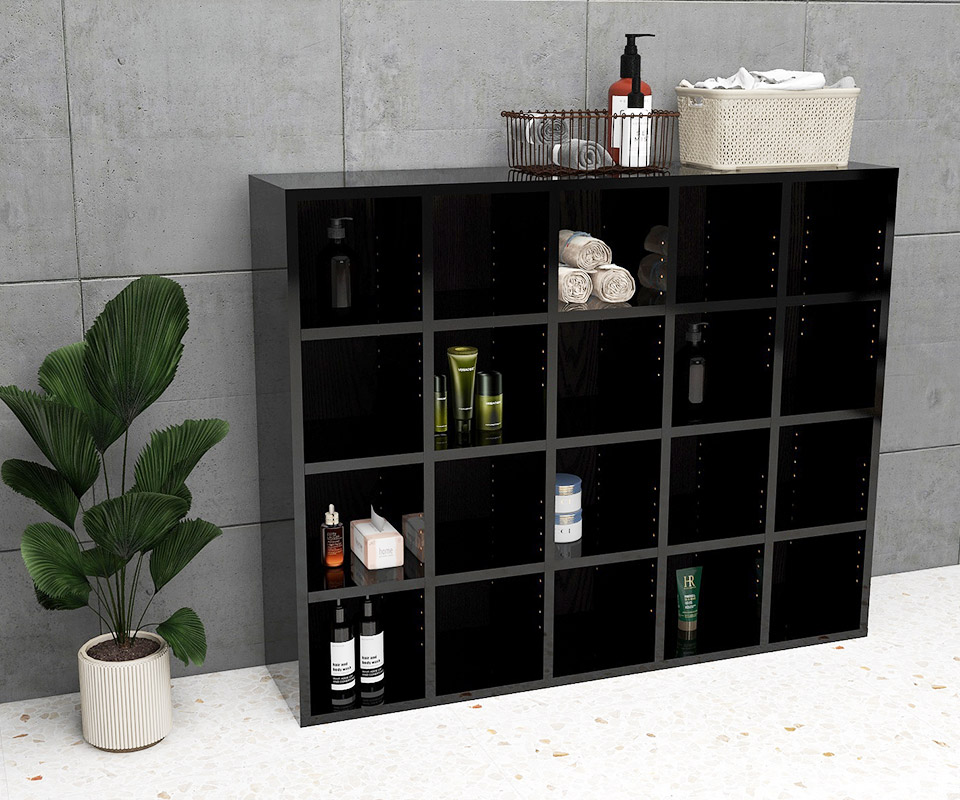 arne（アーネ） 本棚 大容量 A4 オープンシェルフ 横置き 約幅120