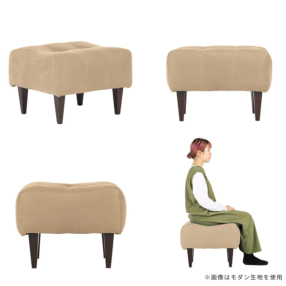 arne（アーネ） オットマン ネイビー デニム スツール ロースツール