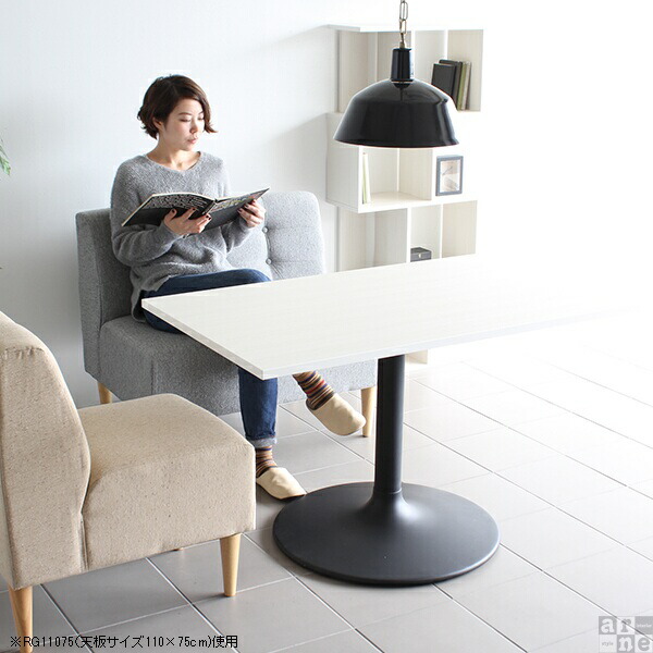ダイニングテーブル 2人 白 食卓テーブル 机 リビングテーブル 100 パソコンデスク 100cm カフェテーブル 高さ70cm □｜arne｜12