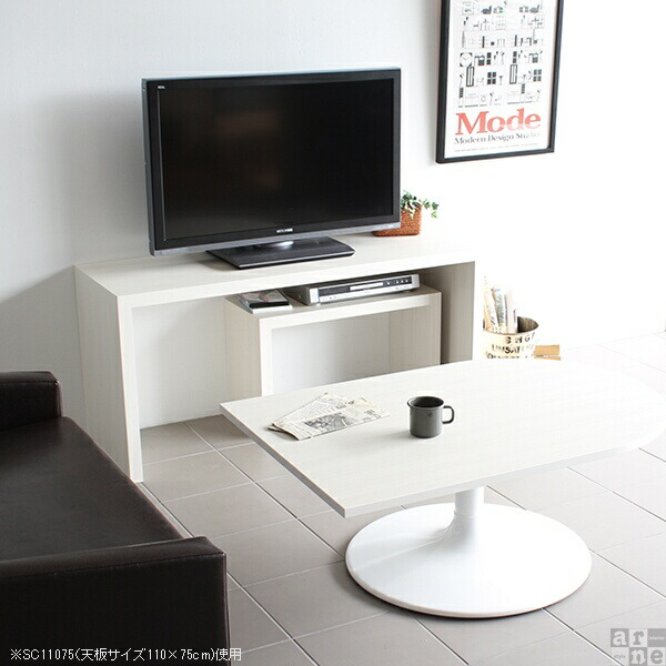 ローテーブル 大きめ リビングテーブル 幅100cm モダン 北欧 テーブル 変形 カフェ コーヒーテーブル 一人暮らし リビング 《 | arne | 09