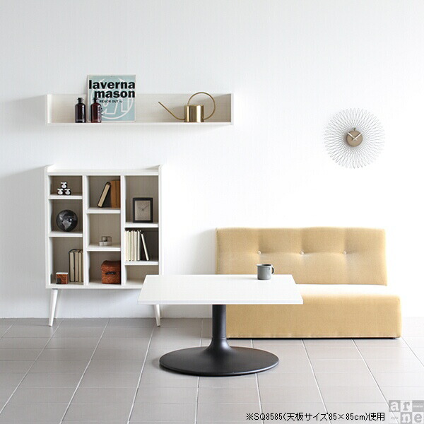 ローテーブル 大きめ センターテーブル 正方形 テーブル カフェテーブル 一人暮らし 四角 80 白 80cm リビングテーブル 《 | arne | 06