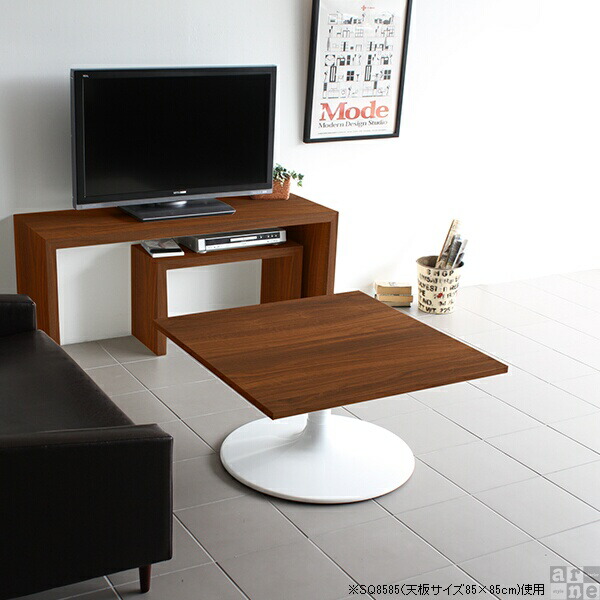 ローテーブル 大きめ センターテーブル 正方形 テーブル カフェテーブル 一人暮らし 四角 80 白 80cm リビングテーブル 《 | arne | 07