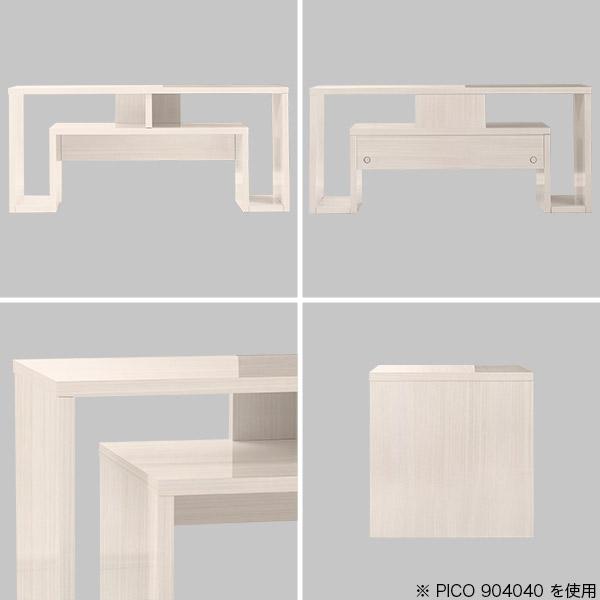 座卓　テーブル　収納　ミニテーブル　ローテーブル　ホワイト　日本製　薄型　おしゃれ　デスク　鏡面　収納付き　白　小さめ　完成品