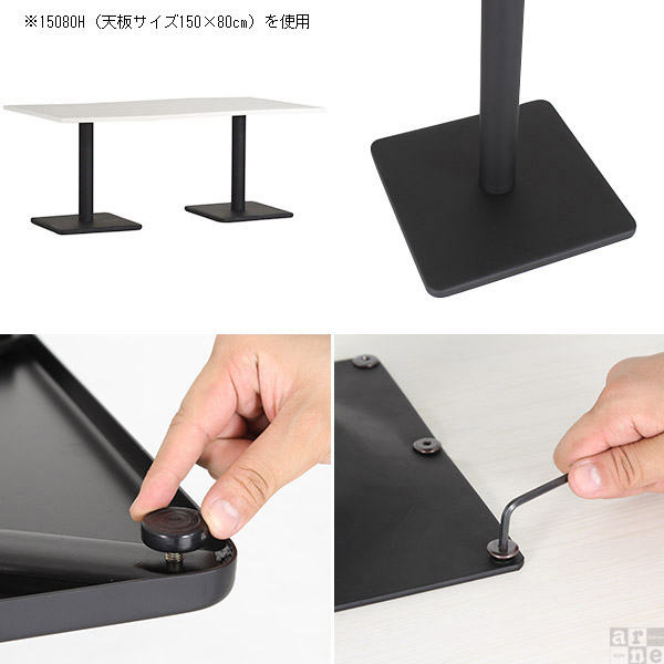 ダイニングテーブル 低め センターテーブル 白 木製 シンプル カフェテーブル ブラウン ホワイト 高さ60cm テーブル □_5