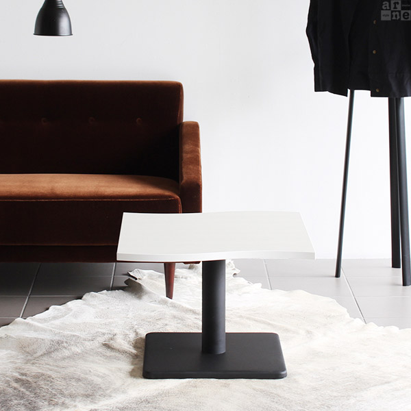 ミニテーブル 木製 白 ブラウン ローテーブル 小さめ ミニ 北欧 センターテーブル ホワイト リビングテーブル 一人用テーブル □ | arne | 04