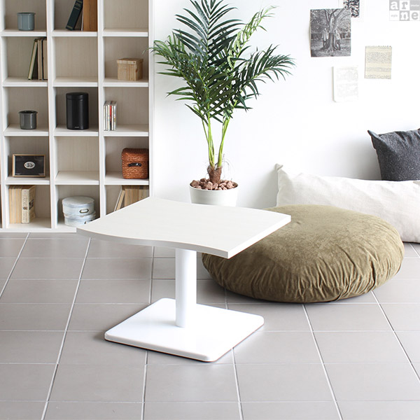 ミニテーブル 木製 白 ブラウン ローテーブル 小さめ ミニ 北欧 センターテーブル ホワイト リビングテーブル 一人用テーブル □ | arne | 07