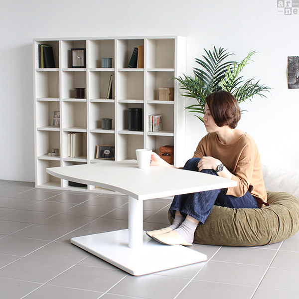 ローテーブル 北欧 センターテーブル ホワイト リビングテーブル 白 木製 座卓 リビング テーブル おしゃれ ロー 木 《 | arne | 06