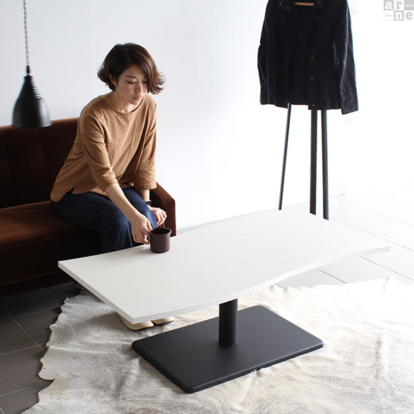 ローテーブル センターテーブル 幅120 リビングテーブル 120cm 北欧 座卓 ホワイト 白 木製 リビング テーブル おしゃれ ロー 《 | arne | 04