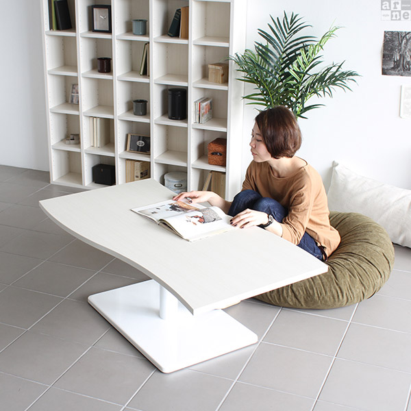 ローテーブル センターテーブル 幅120 リビングテーブル 120cm 北欧 座卓 ホワイト 白 木製 リビング テーブル おしゃれ ロー 《 | arne | 07