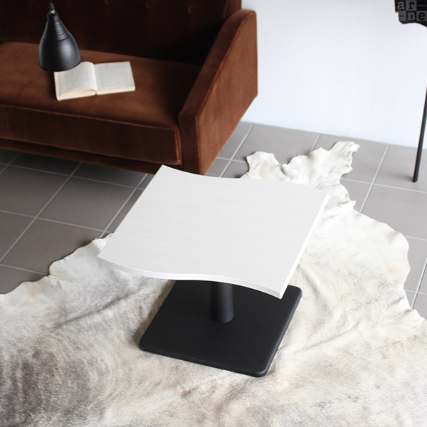 ミニテーブル 木製 白 ブラウン ローテーブル 小さめ ミニ 北欧 センターテーブル ホワイト リビングテーブル リビング □ | arne | 05