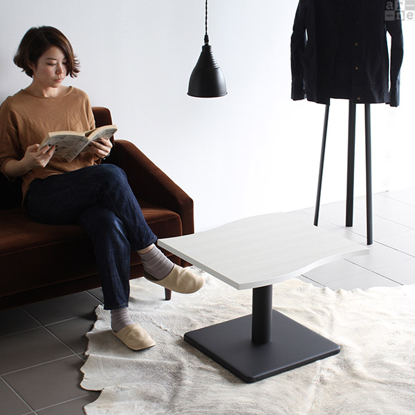 ミニテーブル 木製 白 ブラウン ローテーブル 小さめ ミニ 北欧 センターテーブル ホワイト リビングテーブル リビング □ | arne | 07