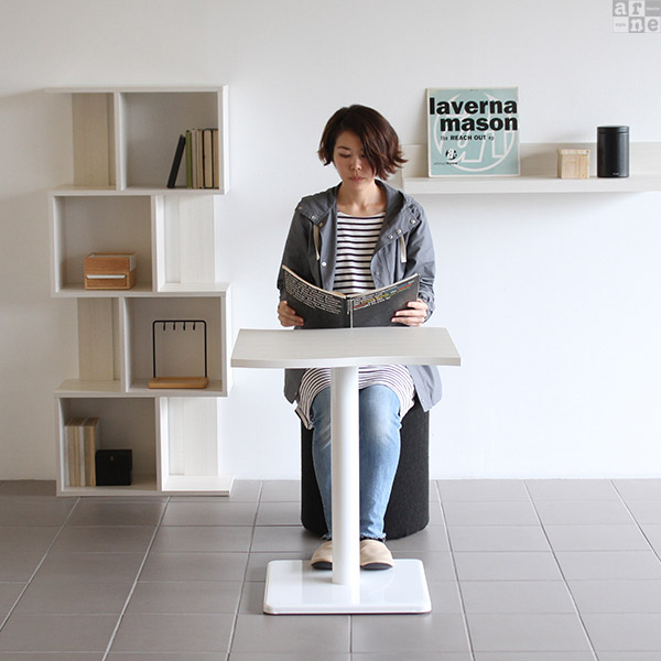 ミニテーブル 木製 キッチン おしゃれ カフェテーブル 一人暮らし 白 2人用 北欧 2人 ソファー ソファ 二人用 ダイニング □ | arne | 07