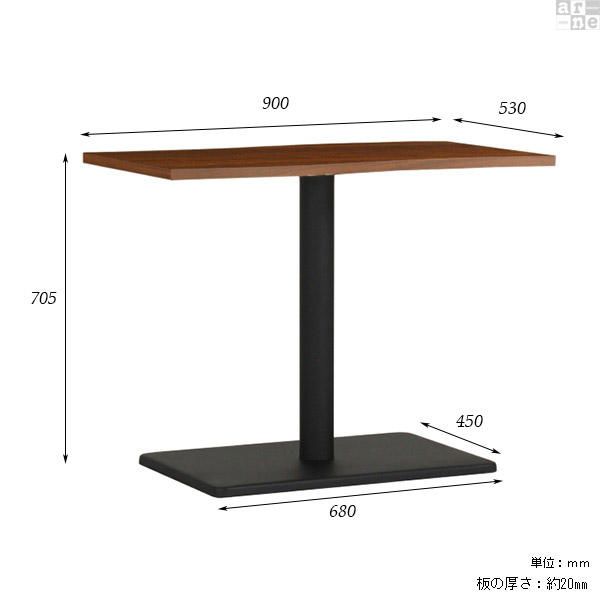 2人用 北欧 2人 二人用 ダイニング テーブル コーヒーテーブル カフェテーブル 1本脚 カフェ風 カフェ 食卓テーブル 2人掛け □ | arne | 02