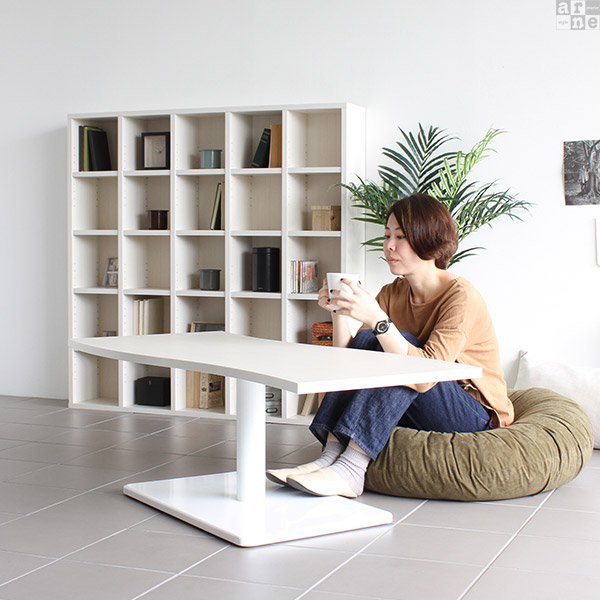 ローテーブル センターテーブル 幅120 リビングテーブル 120cm 北欧 座卓 ホワイト 白 木製 リビング テーブル おしゃれ ロー 《 | arne | 04