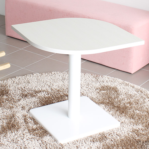 リビングテーブル 小さめ カフェテーブル ブラウン 高さ60cm 一人暮らし ミニ センターテーブル 高級感 変形 テーブル デスク □ | arne | 04