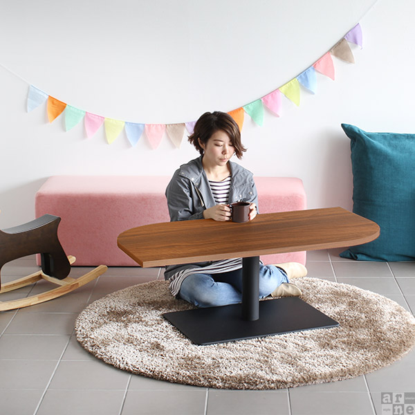 センターテーブル 幅120 ローテーブル 大きめ ホワイト カフェテーブル 一人暮らし コーヒーテーブル 可愛い 白 日本製 北欧 《 | arne | 05