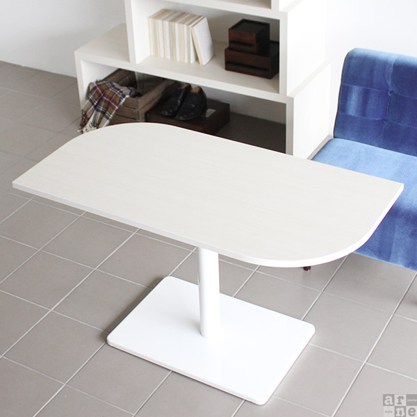 ダイニングテーブル 120cm 2人 木製 ホワイト ハイテーブル 北欧 カフェテーブル 変形 テーブル 白 一人暮らし □ | arne | 04