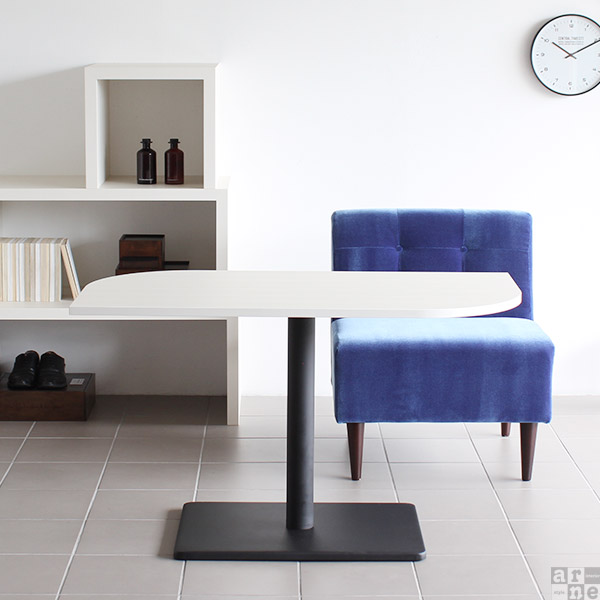 ダイニングテーブル 120cm 2人 木製 ホワイト ハイテーブル 北欧 カフェテーブル 変形 テーブル 白 一人暮らし □ | arne | 06