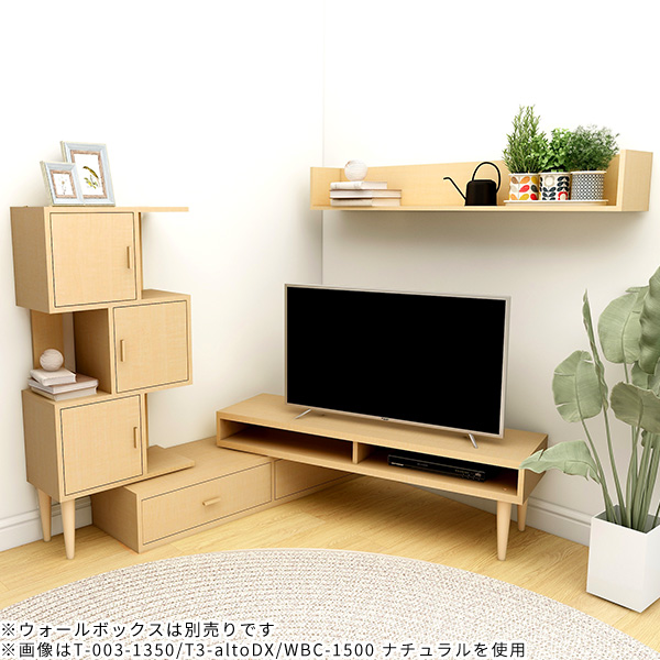 arne テレビ台 ローボード 完成品 ラック 扉付き キャビネット