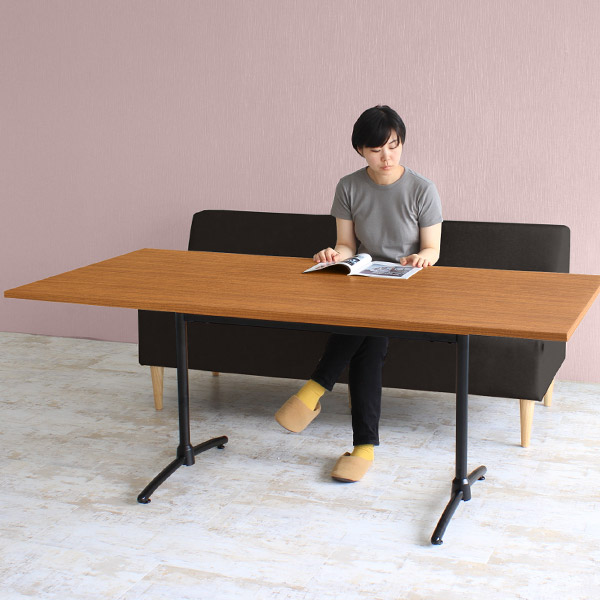 ダイニングテーブル ホワイト 6人掛け ワークデスク 180 木製 ダイニングソファ 会議室 テーブル 6人 大きめ 大きい 4人掛け □ | arne | 07