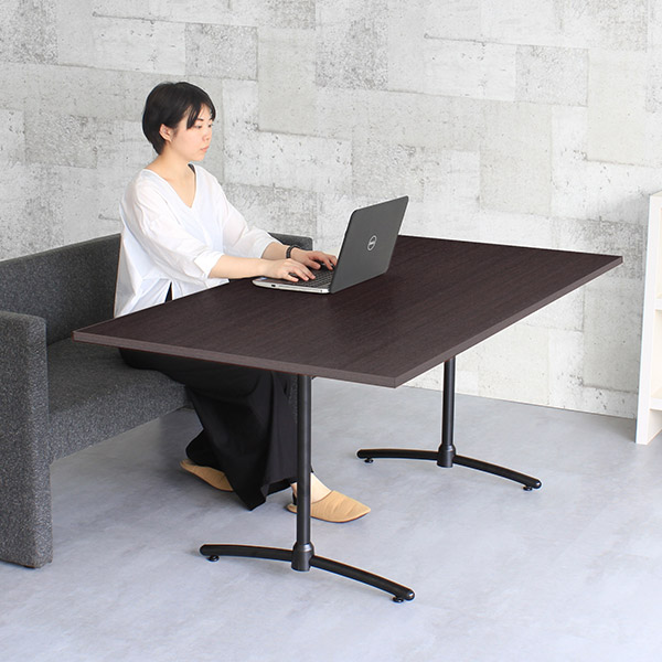 ダイニングテーブル ホワイト 6人掛け ワークデスク 180 木製 ダイニングソファ 会議室 テーブル 6人 大きめ 大きい 4人掛け □ | arne | 09