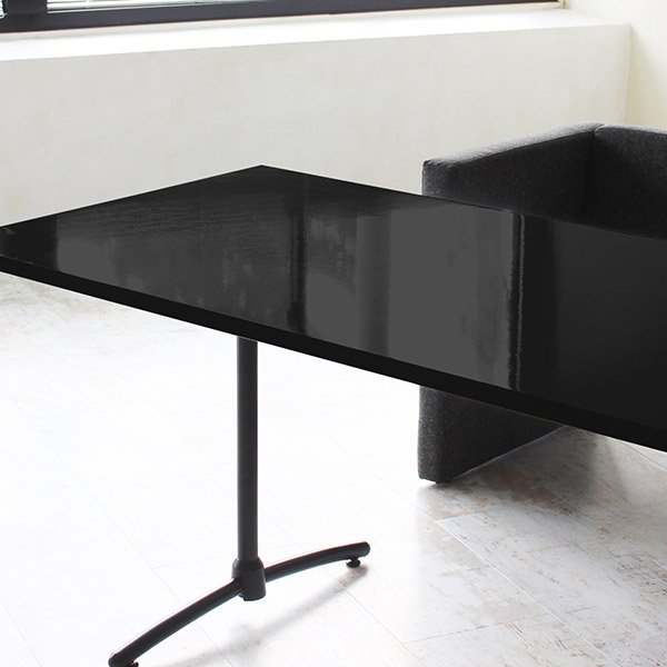 ダイニングテーブル ワークデスク 180 6人掛け 4人掛け ダイニング ダイニングソファ 会議室 テーブル 6人 黒 4人 □ | arne | 06