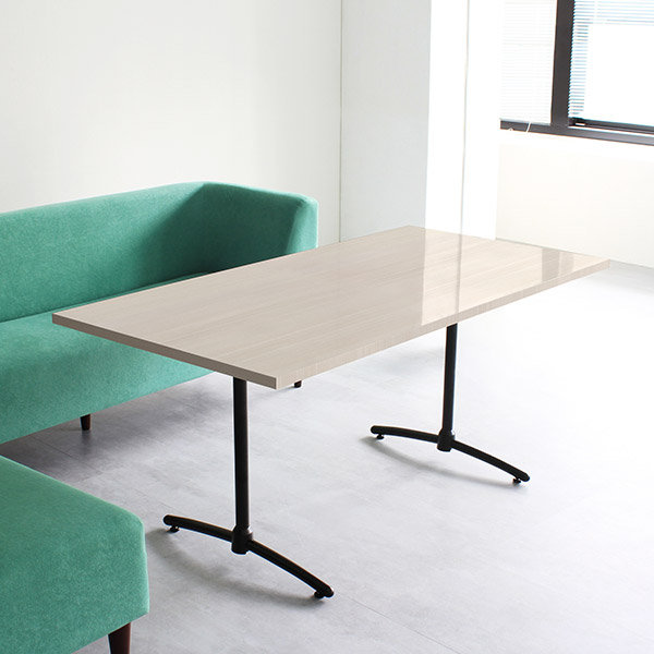 机 リモートワーク デスク 180cm PC ダイニングテーブル 白 ワークデスク 180 ホワイト 鏡面 木目 大きめ 6人掛け 4人掛け □ | arne | 10