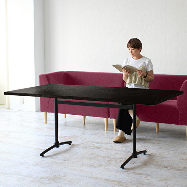 ダイニングテーブル ワークデスク 180 パソコンデスク オフィステーブル 事務所 デスク 180cm 6人掛け 4人掛け □ | arne | 07