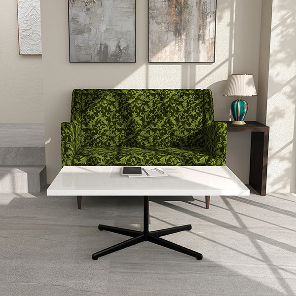 センターテーブル カフェテーブル ローテーブル 低め 低い ホワイト 高級感 鏡面仕上げ 応接テーブル 会議テーブル ソファテーブル 《 | arne | 09