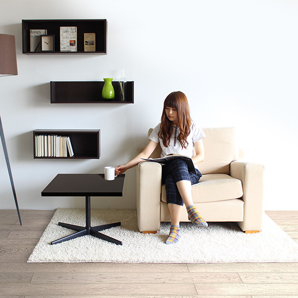 センターテーブル カフェテーブル ローテーブル ナイトテーブル 低い ブラック 高級感 鏡面仕上げ 正方形 ベッドサイドテーブル ソファテーブル □ | arne | 04