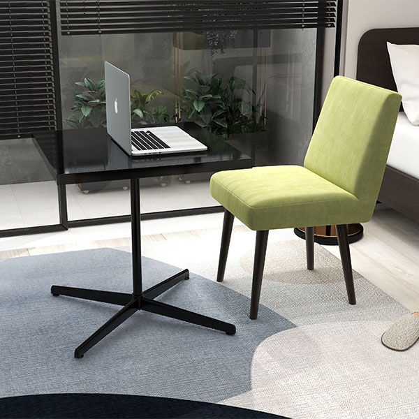 カフェテーブル ハイテーブル ソファテーブル 高め ブラック 黒 ソファーテーブル センターテーブル カフェ風 PCデスク 作業台 高級感 □ | arne | 08