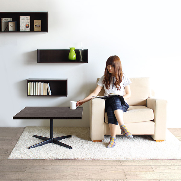 センターテーブル カフェテーブル ローテーブル 低め 低い ブラック 高級感 鏡面仕上げ 長方形 ソファテーブル ソファーテーブル カフェ風 《 | arne | 04