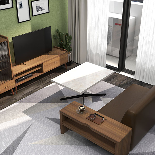 センターテーブル カフェテーブル ローテーブル 低め 低い マーブル 高級感 鏡面仕上げ ソファテーブル ソファーテーブル カフェ風 四角 《 | arne | 07