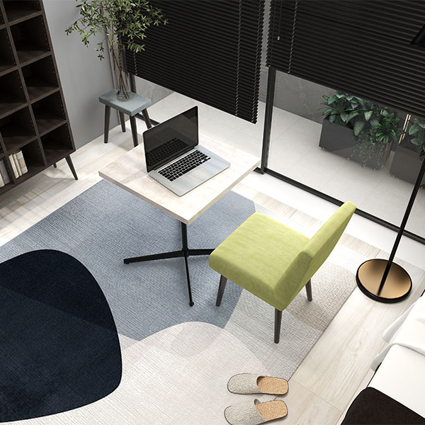 カフェテーブル ダイニングテーブル 食卓テーブル マーブル 正方形 ハイテーブル リビングテーブル PCデスク 作業台 カフェ風 四角 高級感 □ | arne | 08