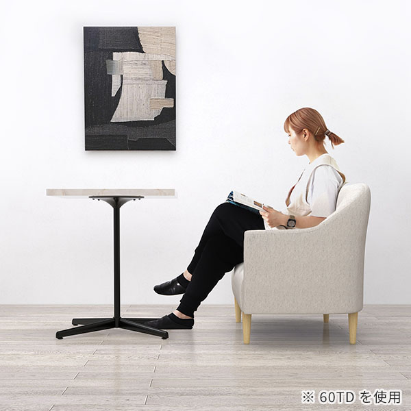 カフェテーブル ダイニングテーブル 食卓テーブル マーブル 正方形 ハイテーブル リビングテーブル PCデスク 作業台 カフェ風 四角 高級感 □ | arne | 05