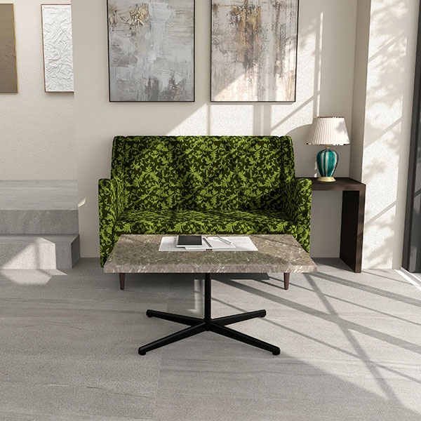 センターテーブル カフェテーブル ローテーブル 低め 低い グレー 高級感 鏡面仕上げ ソファテーブル ソファーテーブル カフェ風 四角 《 | arne | 09