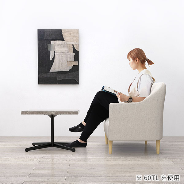 センターテーブル カフェテーブル ローテーブル 低め 低い グレー 高級感 鏡面仕上げ ソファテーブル ソファーテーブル カフェ風 四角 《 | arne | 05