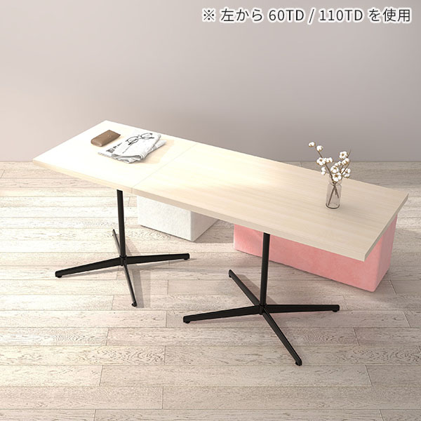 カフェテーブル ダイニングテーブル 食卓テーブル ホワイト 木目 ハイテーブル リビングテーブル PCデスク 作業台 カフェ風 四角 高級感 □ | arne | 06