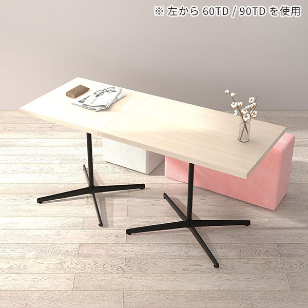 カフェテーブル ダイニングテーブル 食卓テーブル ホワイト 木目 正方形 ダイニング リビングテーブル PCデスク 作業台 カフェ風 高級感 □ | arne | 06