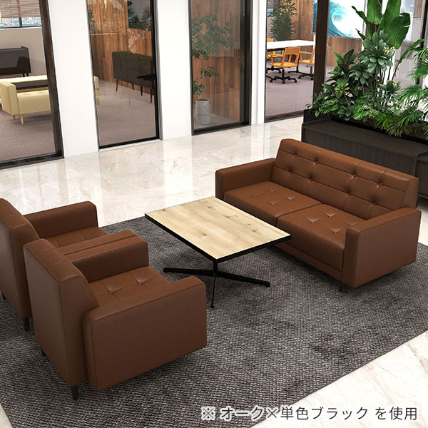 センターテーブル おしゃれ リビングテーブル ローテーブル 小さめ 北欧 木製 カフェテーブル ブラウン 一人暮らし 1本脚 □ | arne | 10